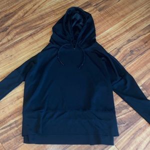 Woman’s black hoodie